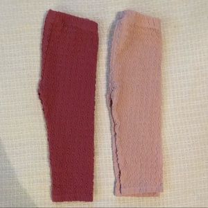 FIRST IMPRESSIONS set of 2 tights 18 mo